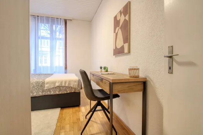 Cozy Single Room with Balcony in a Flat-Share – Basel St. Johann – foto 5 di 17