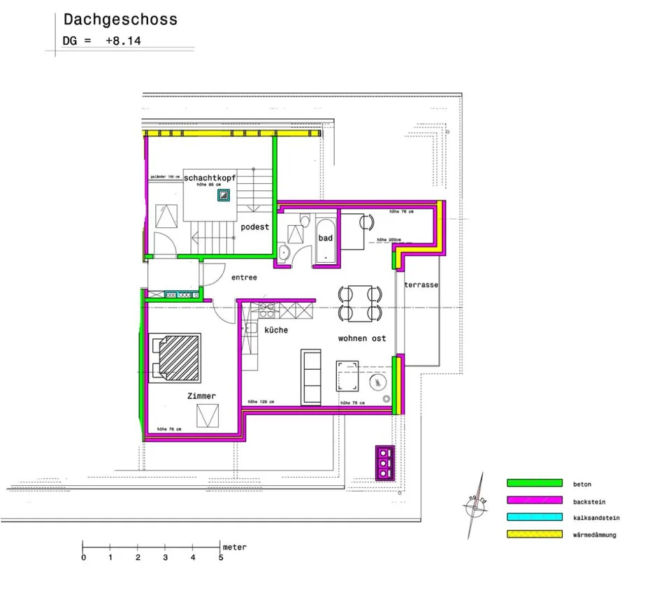 2.5 Zimmer Dachwohnung, 4145 Gempen