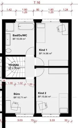 5.5 Zimmer Doppeleinfamilienhaus, 4435 Niederdorf
