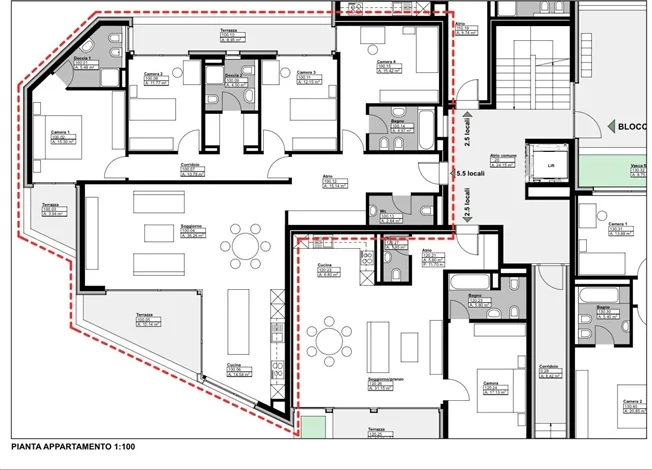 4 Zimmer Wohnung in Lugano – photo 7 sur 7