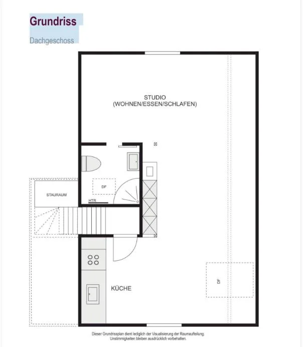 1.5 Zimmer Dachwohnung, 7152 Sagogn