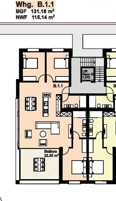 4.5 Zimmer Wohnung in Cazis – Foto 10 von 10