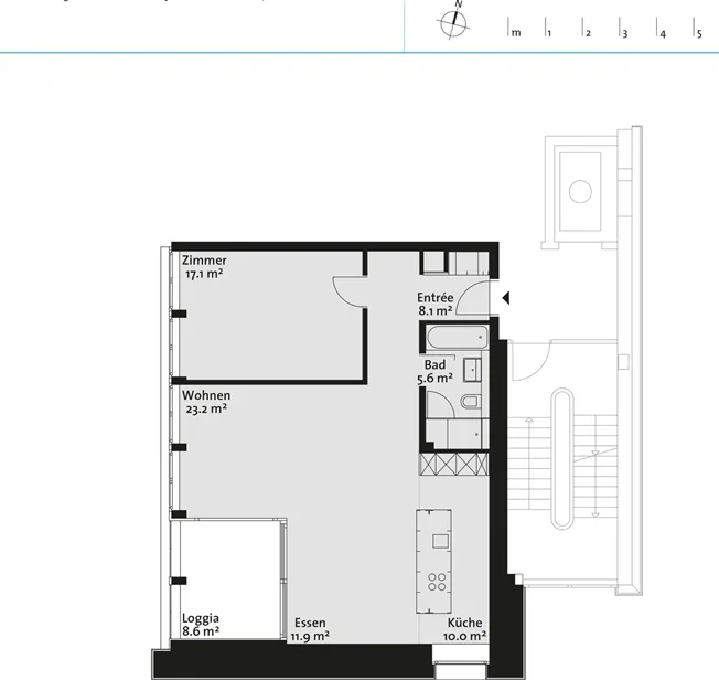 2.5 Zimmer Wohnung in Winterthur – foto 7 di 7
