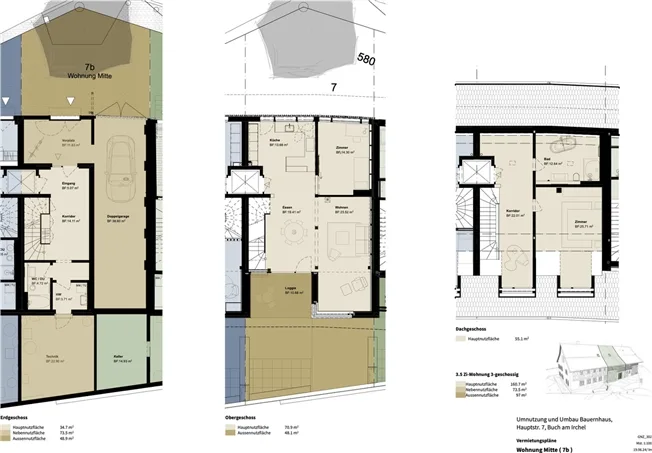 3.5 Zimmer Wohnung in Buch am Irchel – photo 9 sur 10