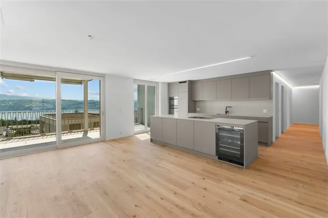 TILIA NEW BUILD | Living with lake view in Männedorf - exclusive 3.5-room new apartment for rent on the middle living floor with 180° lake view of Lake Zurich – photo 10 of 16