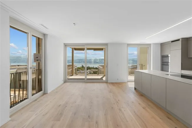 TILIA NEW BUILD | Living with lake view in Männedorf - exclusive 3.5-room new apartment for rent on the middle living floor with 180° lake view of Lake Zurich – photo 6 of 16