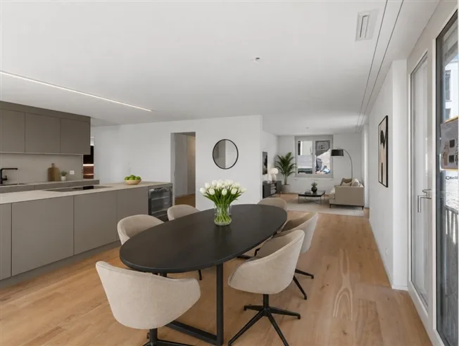 TILIA NEW BUILD | Living with lake view in Männedorf - exclusive 3.5-room new apartment for rent on the middle living floor with 180° lake view of Lake Zurich – photo 3 of 16