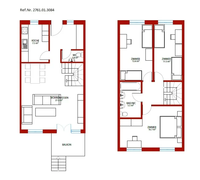 4.5 Zimmer Wohnung, 9220 Bischofszell