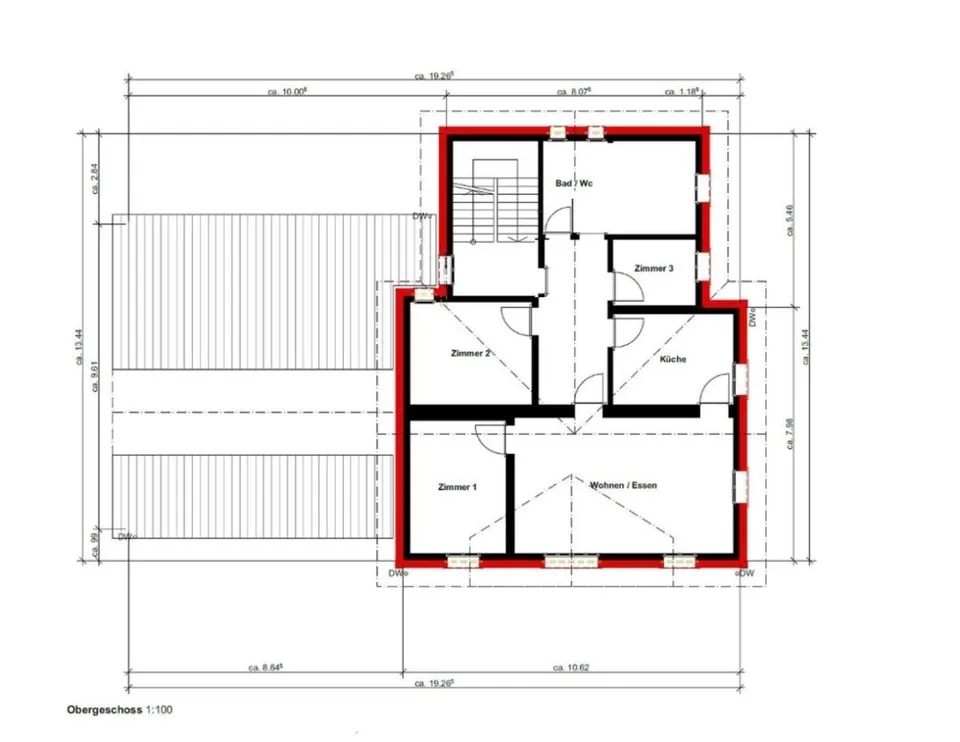 4 Zimmer Wohnung in Stein SG – Foto 2 von 4