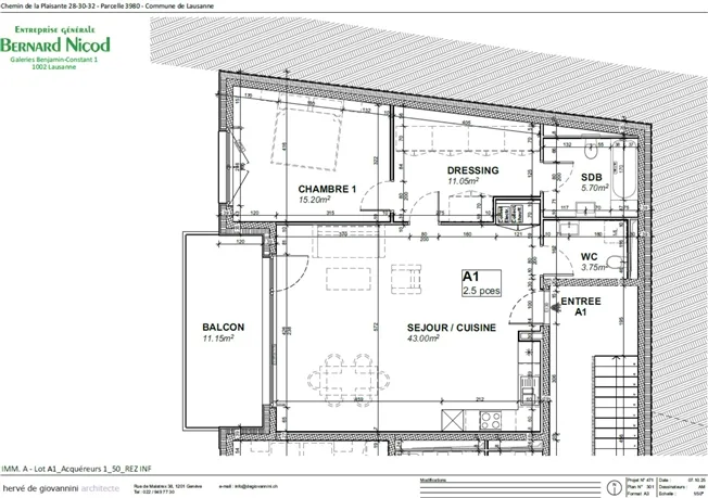 2.5 Zimmer Wohnung in Lausanne – Foto 2 von 6