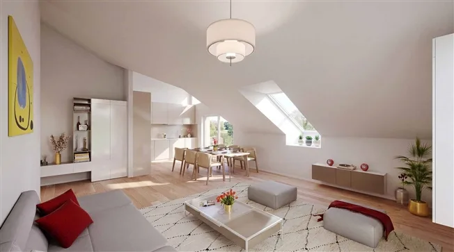 3.5 Zimmer Attikawohnung in Echandens-Denges – Foto 2 von 8