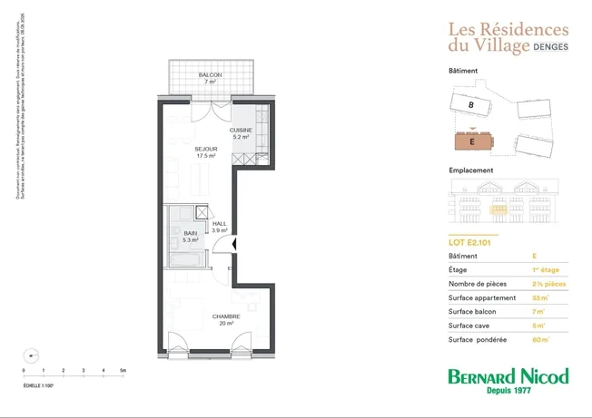 Denges - 2,5-Zimmer-Wohnung mit Balkon – Foto 17 von 18