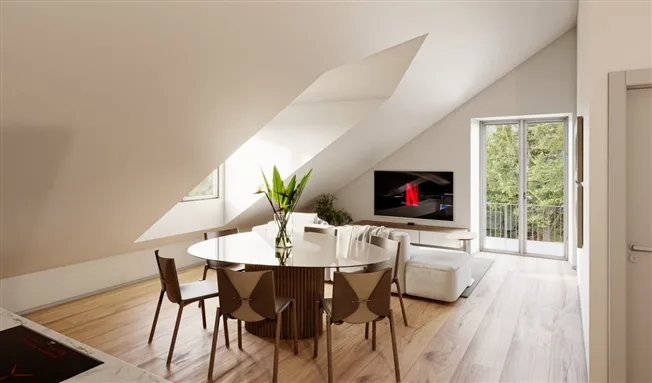 3.5 Zimmer Attikawohnung in Echandens-Denges – photo 4 sur 7