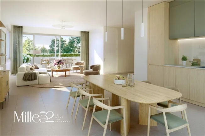 3.5 Zimmer Wohnung in Le Mont-sur-Lausanne – foto 4 di 12