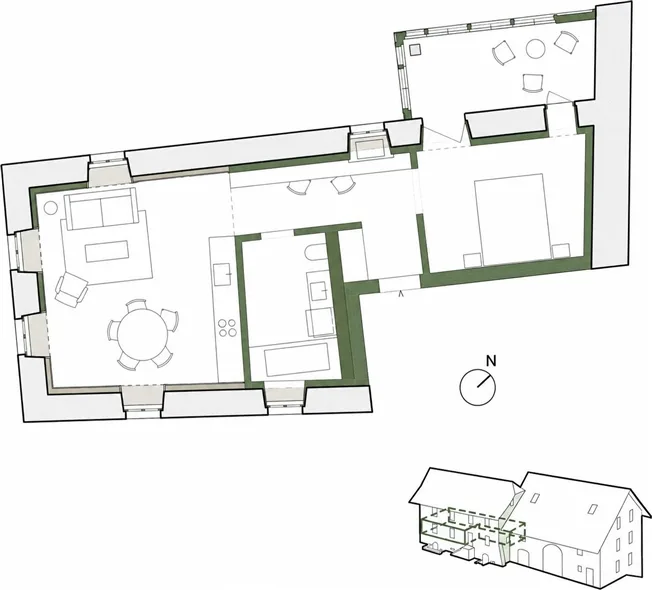 2 Zimmer Wohnung in Puidoux-Gare – photo 6 sur 6