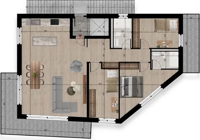 4.5 Zimmer Wohnung in Morges – Foto 12 von 13