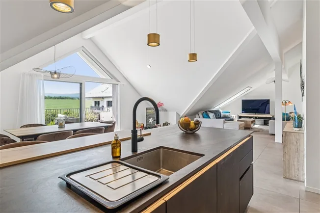 4.5 Zimmer Attikawohnung in St-Saphorin-sur-Morges – photo 8 sur 15