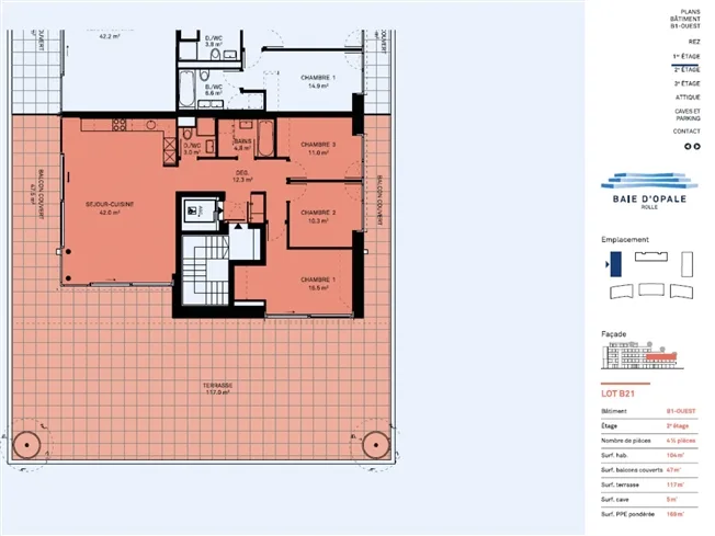 4.5 Zimmer Wohnung in Rolle – Foto 10 von 11