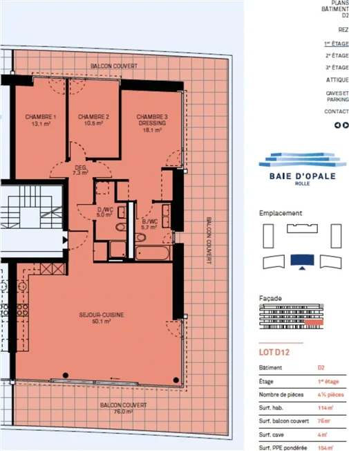 4.5 Zimmer Wohnung in Rolle – Foto 5 von 7