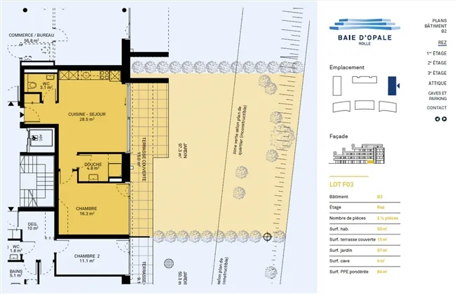 2.5 Zimmer Wohnung in Rolle – Foto 5 von 5