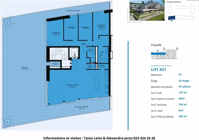 5.5 Zimmer Wohnung in Rolle – Foto 10 von 10