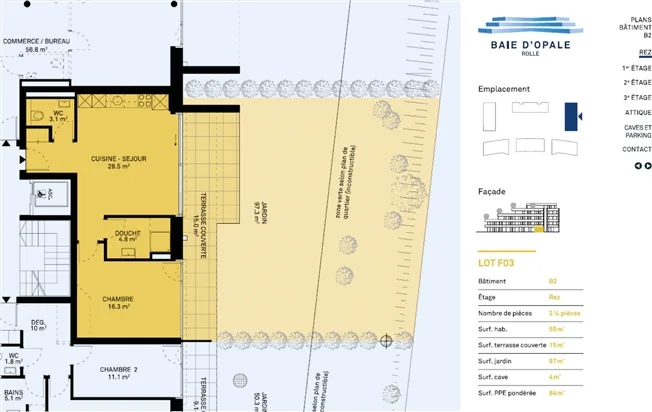 2.5 Zimmer Wohnung in Rolle – Foto 6 von 7
