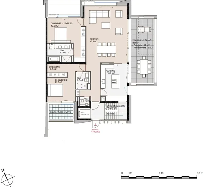 5 Zimmer Wohnung in Genève – Foto 8 von 9