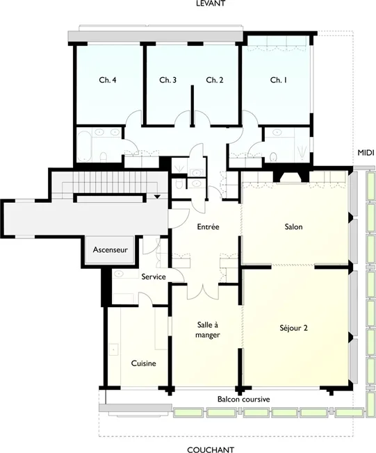Spacieux appartement de standing - 8 pièces - Genève Rive droite – Foto 4 von 4