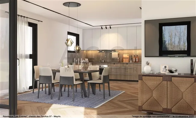 5 Zimmer Wohnung in Meyrin – Foto 2 von 4