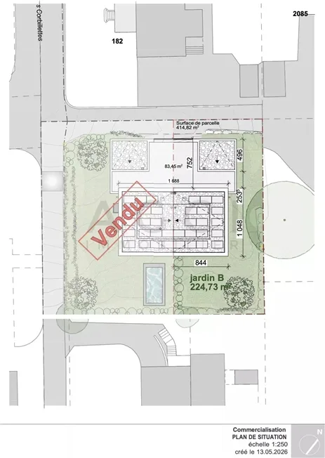 Villa bifamiliare contemporanea THPE con giardino privato – Grand-Saconnex – foto 9 di 12