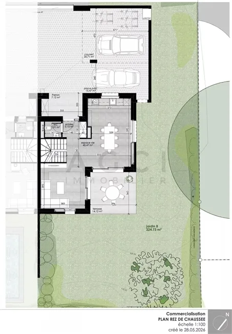 Villa bifamiliare contemporanea THPE con giardino privato – Grand-Saconnex – foto 11 di 12