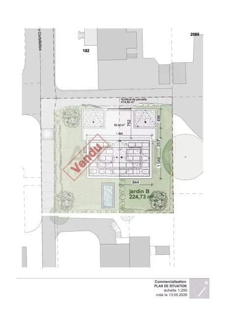 Villa bifamiliare contemporanea THPE con giardino privato – Grand-Saconnex – foto 3 di 12