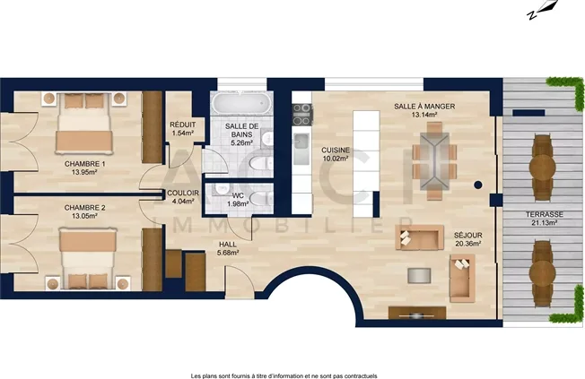 4 Zimmer Wohnung in Le Lignon – Foto 17 von 17
