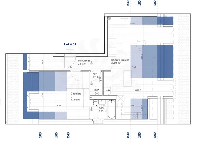 3 Zimmer Attikawohnung, 1244 Choulex