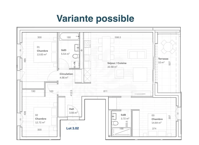 5 Zimmer Wohnung, 1244 Choulex