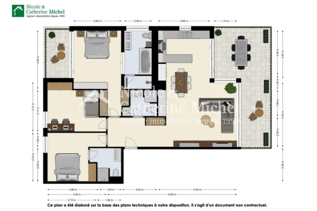 4.5 Zimmer Wohnung in Coppet – Foto 12 von 12