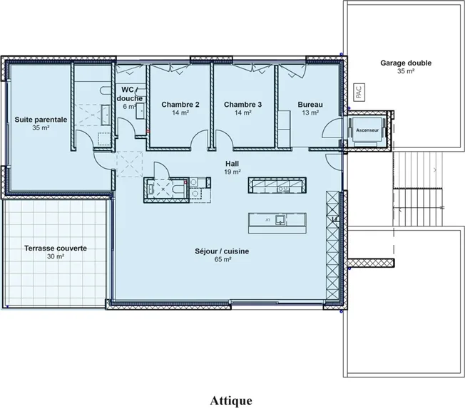5.5 Zimmer Attikawohnung in Cheyres – Foto 8 von 19