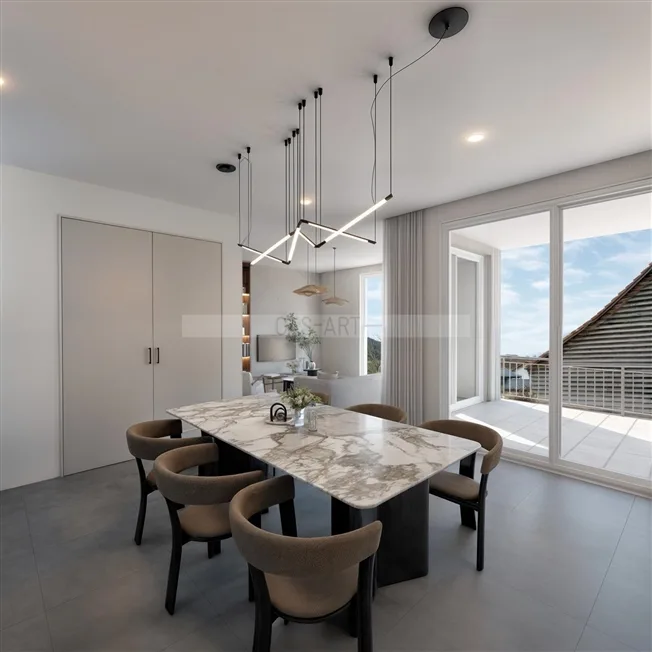 4.5 Zimmer Wohnung in Vaulruz – Foto 2 von 7
