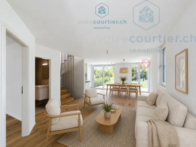 5.5 Zimmer Einfamilienhaus in La Tour-de-Trême – Foto 9 von 18