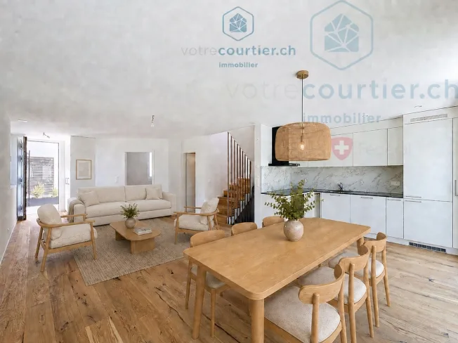 5.5 Zimmer Einfamilienhaus in La Tour-de-Trême – Foto 7 von 18