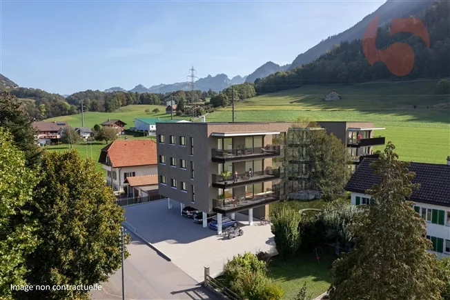 4.5 Zimmer Wohnung in Broc – Foto 2 von 7