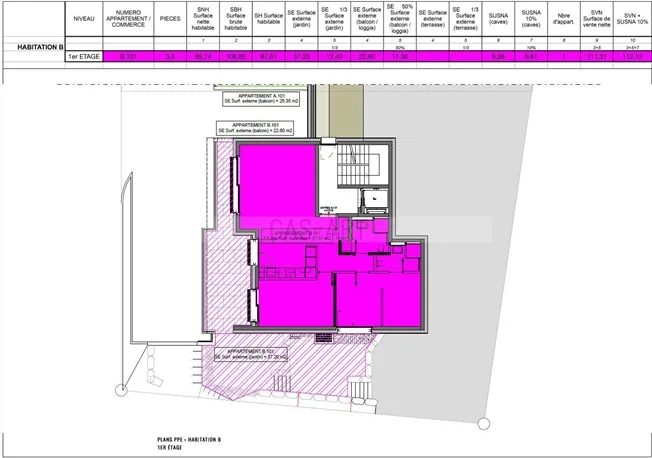 3.5 Zimmer Wohnung in Botterens – Foto 2 von 5