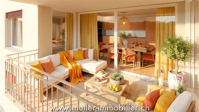 4.5 Zimmer Wohnung in Siviriez – Foto 5 von 13