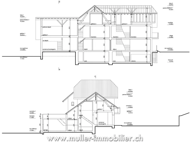 9 Zimmer Einfamilienhaus in Orsonnens – Foto 9 von 12