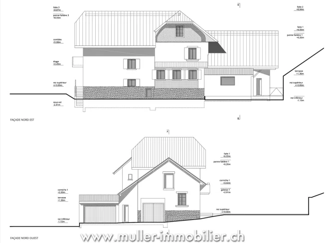 9 Zimmer Einfamilienhaus in Orsonnens – Foto 8 von 12