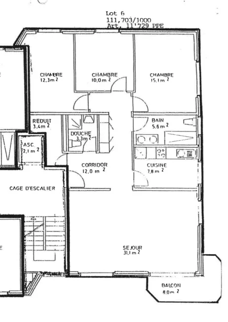 4.5 Zimmer Wohnung in Villars-sur-Glâne – Foto 2 von 9