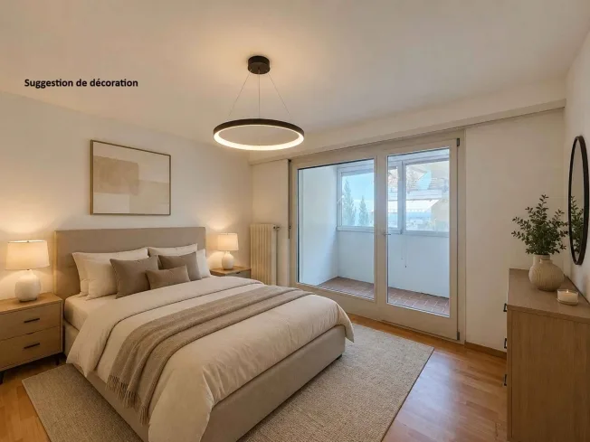 Charmantes 2.5-Zimmer-Wohnung mit großer Terrasse und Seeblick – Foto 9 von 11