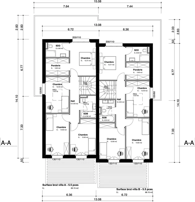 5.5 Zimmer Einfamilienhaus in Collombey – Foto 5 von 6