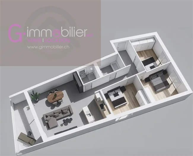 4.5 Zimmer Wohnung in Monthey – foto 4 di 5