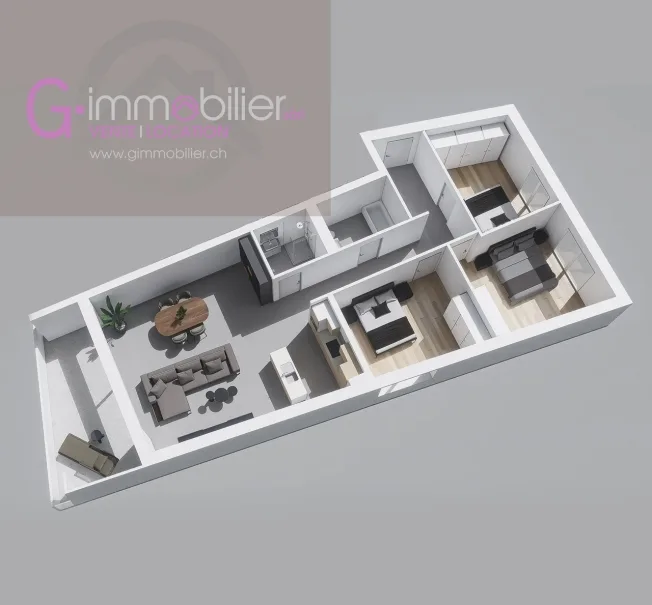 4.5 Zimmer Wohnung in Monthey – photo 2 sur 5